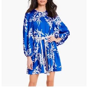 Alexis x Target Floral Long-Sleeve Rope Belt Tiered Dress Size XS